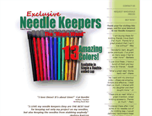 Tablet Screenshot of needlekeepers.com